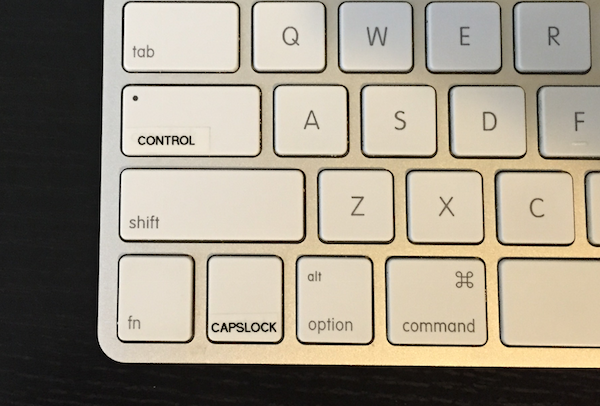 Apple Keyboard labeled